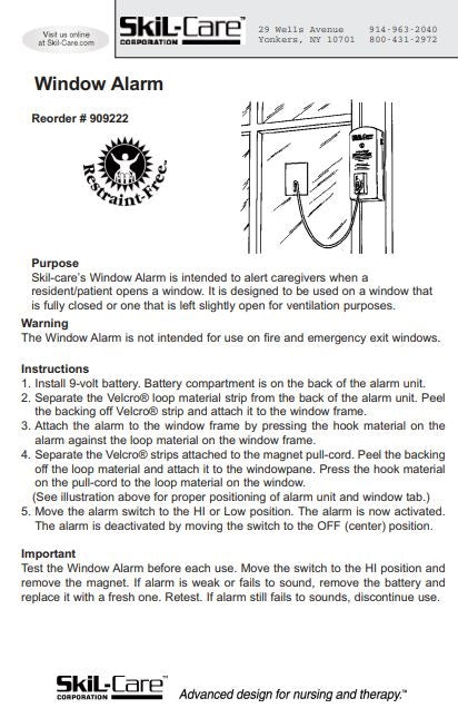 SkiL-Care Door/Window Alarm