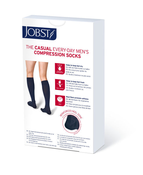 JOBST forMen Casual 30-40mmHg Knee High Socks