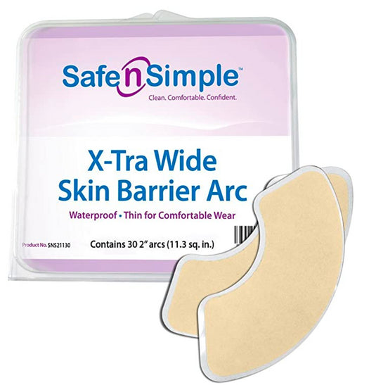 Safe n' Simple Skin Barrier Arcs, Crescents or Sheets