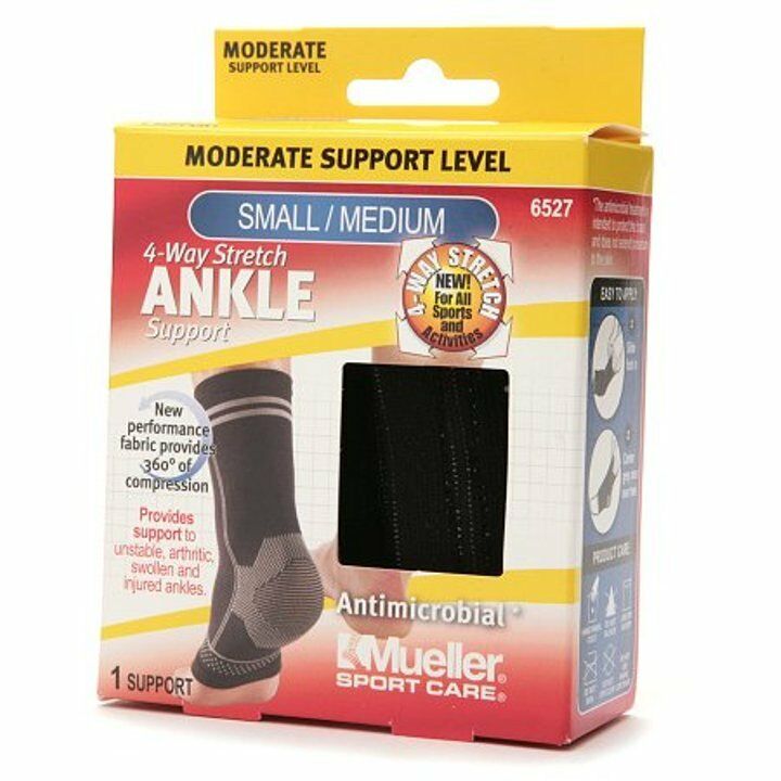 Load image into Gallery viewer, Mueller Sport Care 4-way Stretch Ankle Support Moderate Support Level
