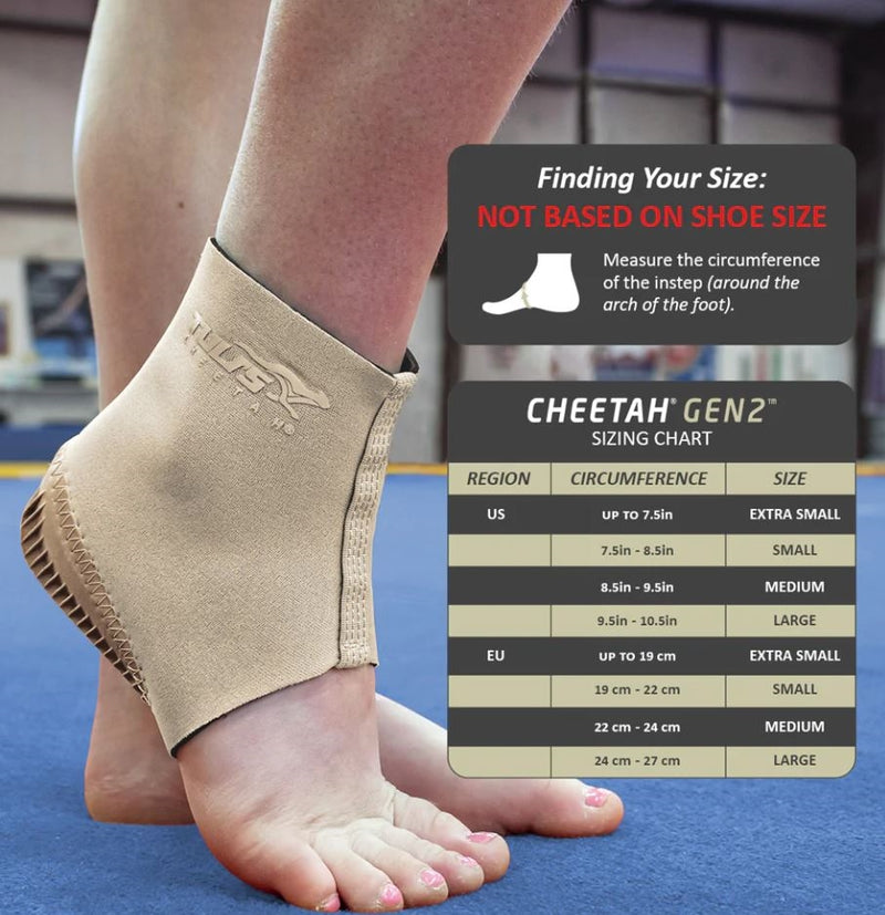 Load image into Gallery viewer, Tuli&#39;s® Cheetah® Gen2™ Heel Cup With Compression Sleeve (Fitted Youth)
