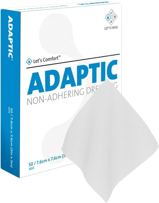 Systagenix Adaptic Non-Adherent Dressing 3" x 3" - 50/Bx