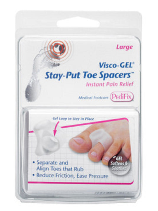 Pedifix Visco-GEL Stay-Put Toe Spacers