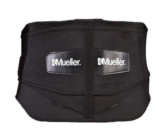 Mueller Lumbar Back Brace W/Removable Pad Black