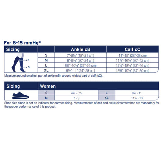 JOBST ACTIVA SoSoft 8-15 mmHg Knee High, Closed Toe, Brocade