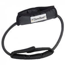 Load image into Gallery viewer, TheraBand Professional Latex Resistance Tubing, 12 Inch Loop With Padded Cuffs
