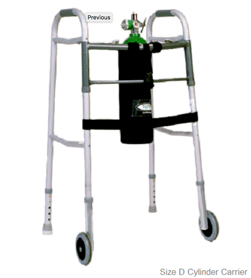 Load image into Gallery viewer, Kinsman TO2TE Oxygen Tank Holder for Walkers
