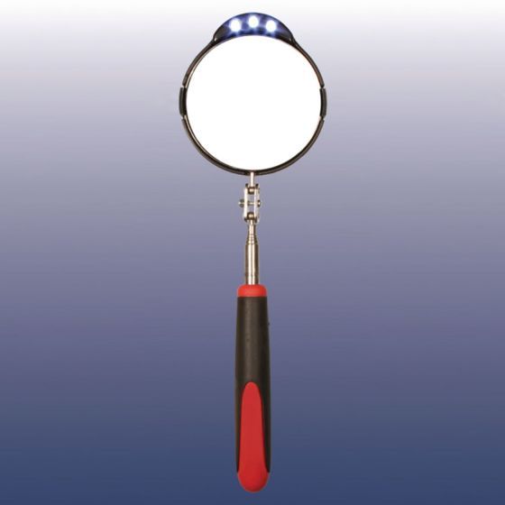 Load image into Gallery viewer, Kinsman Enterprises Telescopic Mirror with LED Lights
