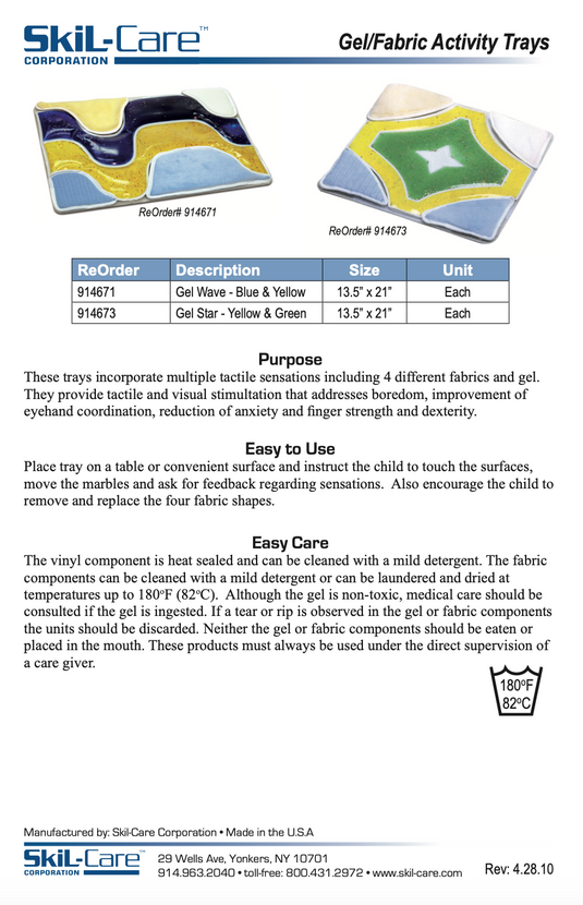 SkiL-Care Wavy or Star Activity Tray