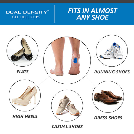 Medi-Dyne Tuli's Dual Density Heel Cups