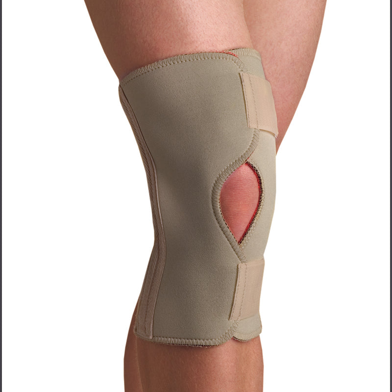 Load image into Gallery viewer, Thermoskin Open Knee Wrap Stabilizer, Beige
