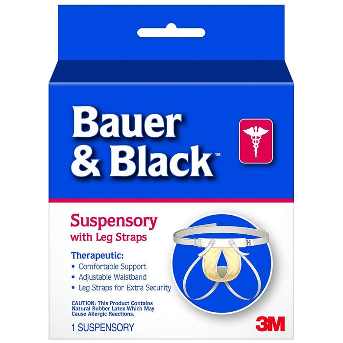 Load image into Gallery viewer, 3M Bauer&amp;Black™ 0-2 Scrotal Support Suspensory w/ Leg Straps, Medium, White
