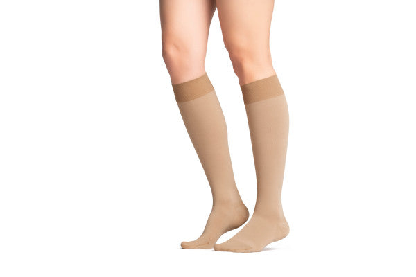 Load image into Gallery viewer, JOBST Maternity Opaque Knee High Compression Stockings, 15-20 mmHg, Closed Toe
