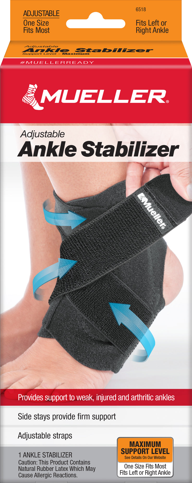 Load image into Gallery viewer, Mueller Adjustable Ankle Stabilizer Criss-Cross Strapping
