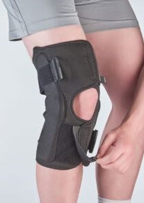 Load image into Gallery viewer, Corflex CoolTex™ AG 13” Anterior Closure Knee Wrap w/Hinge, Open Popliteal
