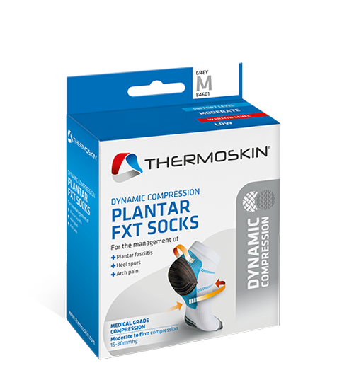 Load image into Gallery viewer, Thermoskin Plantar FXT Compression Socks - Ankle Length
