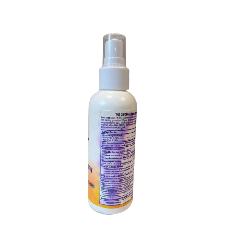 Load image into Gallery viewer, Kool &#39;N Fit Pain Relieving Spray 4 oz. Bottle, FINAL SALE (Packaging May Have Cosmetic Damage)
