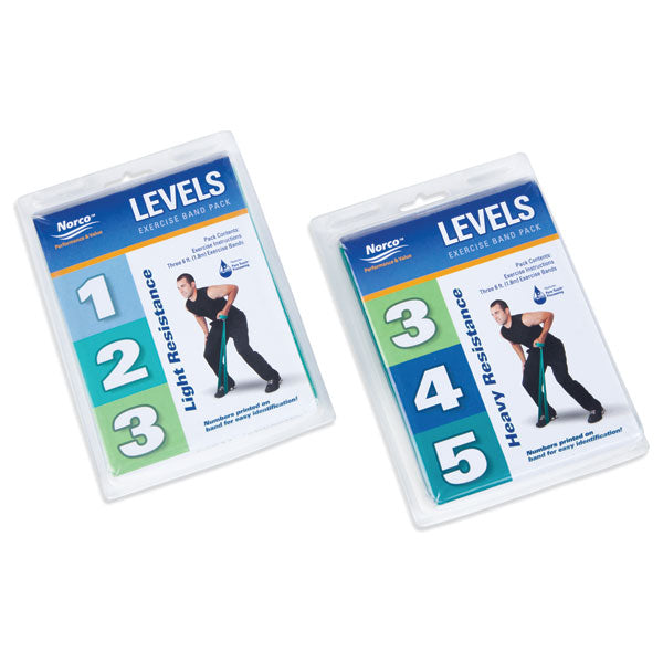 Load image into Gallery viewer, Norco® LEVELS Exercise Band Resistance Packs
