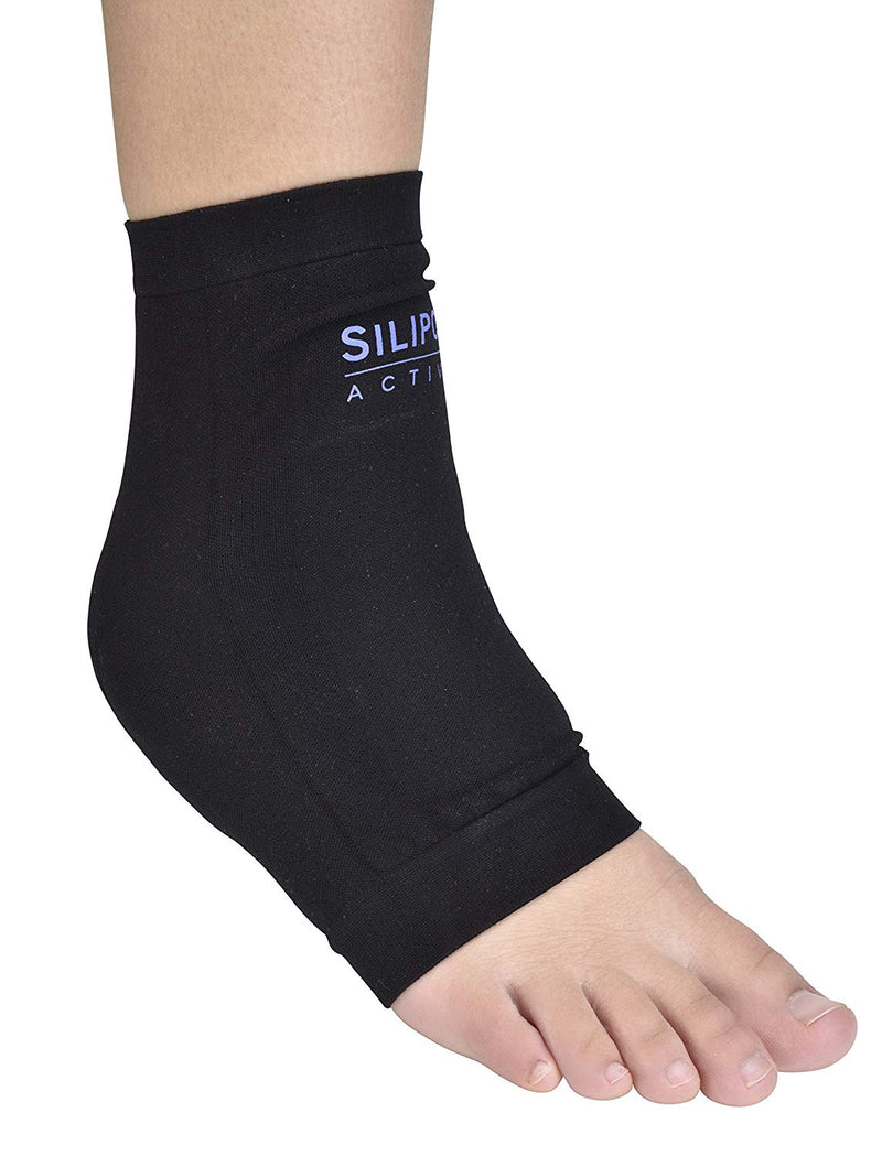 Load image into Gallery viewer, Silipos Active Boot Bumper - Ankle Compression Sleeve with Mineral Oil Gel Pads
