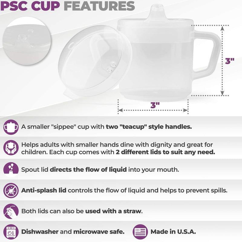 Load image into Gallery viewer, Providence Spillproof Compact 8 oz Adult Sippy Cup w/ 2 Handles
