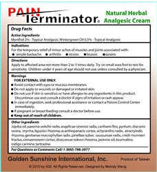 Load image into Gallery viewer, Natural Herbal Pain Terminator Cream
