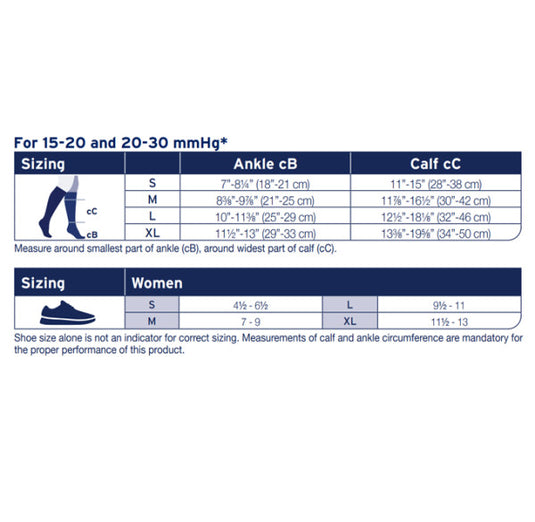 JOBST ACTIVA SoSoft 15-20 mmHg Knee High, Closed Toe, Brocade