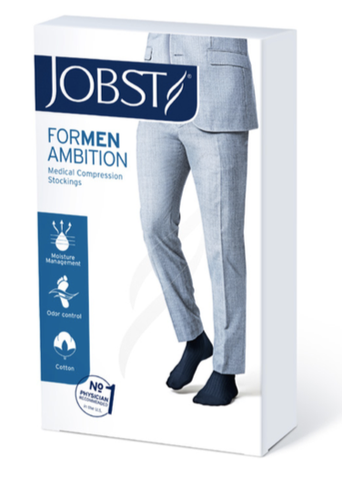 Load image into Gallery viewer, JOBST forMen Ambition W/ SoftFit Technology Knee High Regular 20-30 mmHg Socks
