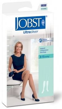 Load image into Gallery viewer, JOBST Women&#39;s Ultrasheer Thigh High 8-15mmHg Closed Toe
