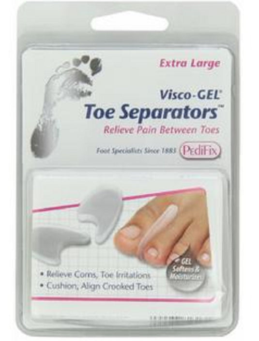 Pedifix Visco-GEL Toe Separators, Package of 2