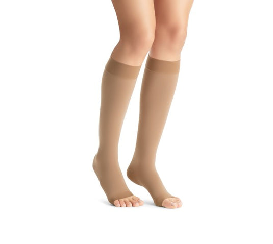 JOBST® Maternity Opaque Knee High Compression Stockings, 20-30 mmHg, Open Toe