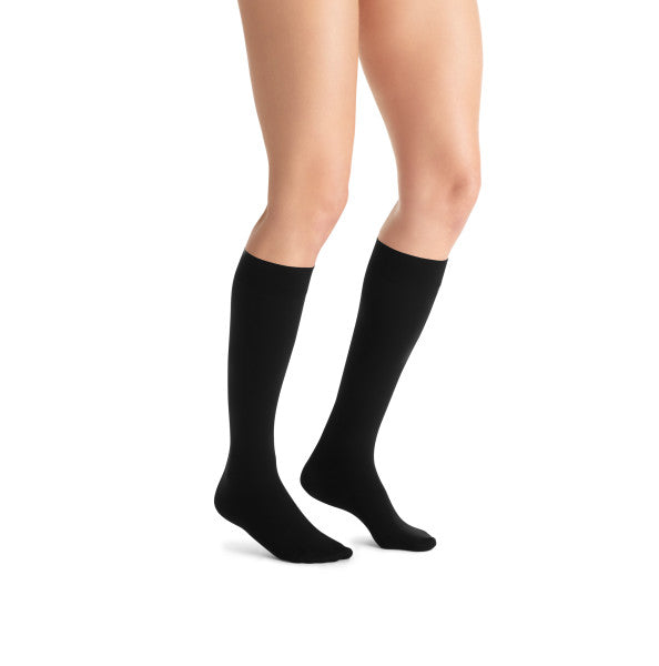 Load image into Gallery viewer, JOBST Women&#39;s Opaque Petite Knee High Knee High 30-40 mmHg Closed Toe
