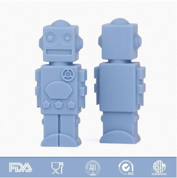 Load image into Gallery viewer, Robot Pencil Topper (Chewable)
