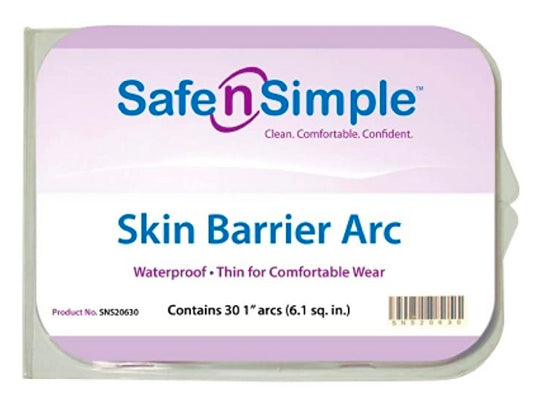 Safe n' Simple Skin Barrier Arcs, Crescents or Sheets