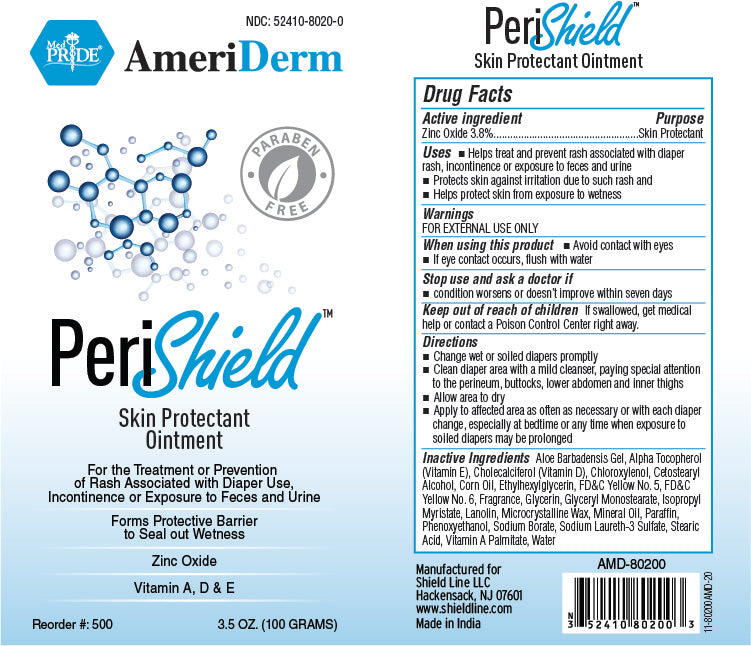 Load image into Gallery viewer, Ameriderm PeriShield Barrier Ointment and Protectant Cream, 3.5oz Tube
