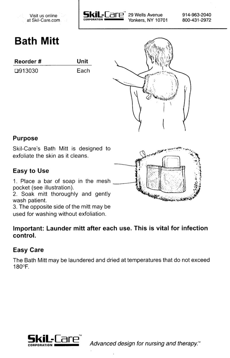 Load image into Gallery viewer, SkiL-Care Bath Mitt
