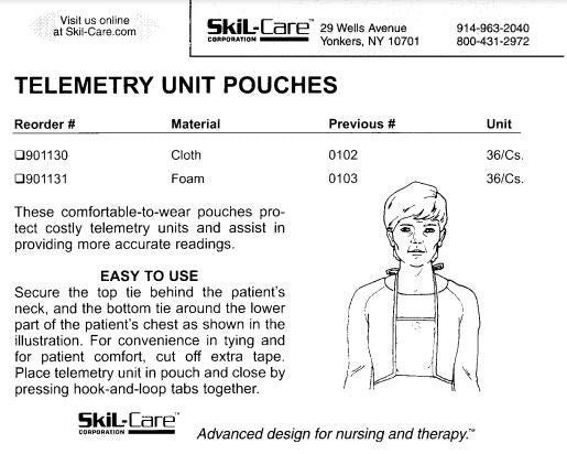 Load image into Gallery viewer, SkiL-Care Telemetry Unit Pouch
