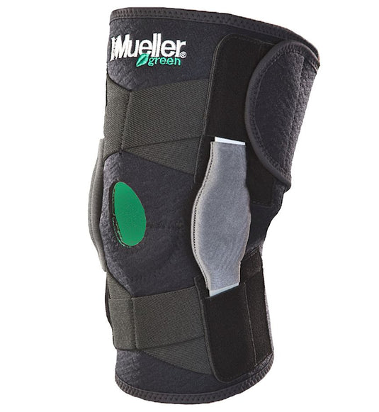 Mueller Adjustable Hinged Wraparound Knee Brace.