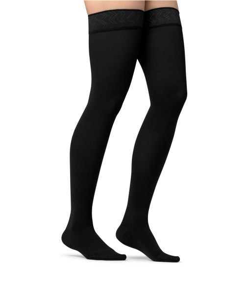 Load image into Gallery viewer, JOBST® Maternity Opaque Thigh High Compression Stockings, 15-20 mmHg, Closed Toe
