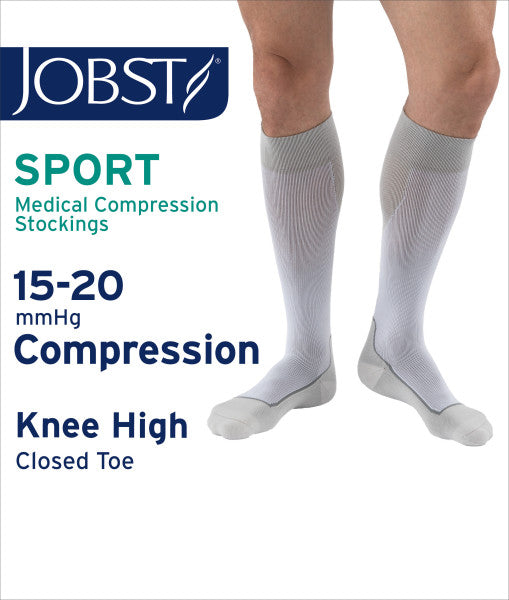 Load image into Gallery viewer, JOBST Sport Knee High 15-20 mmHg Closed Toe
