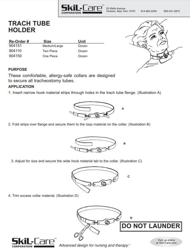 Load image into Gallery viewer, SkiL-Care Trach Tube Tie/Holder
