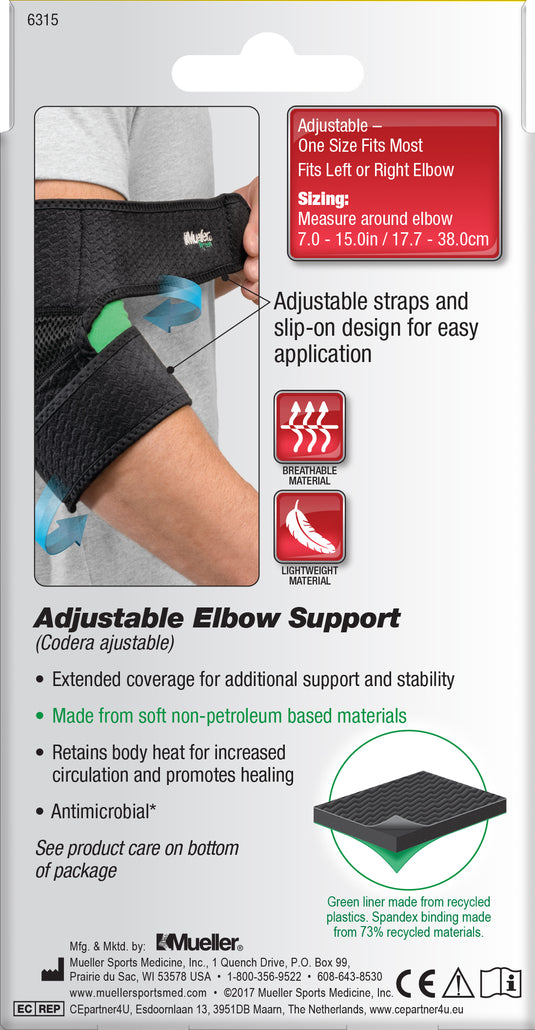 Mueller Adjustable Elbow Support