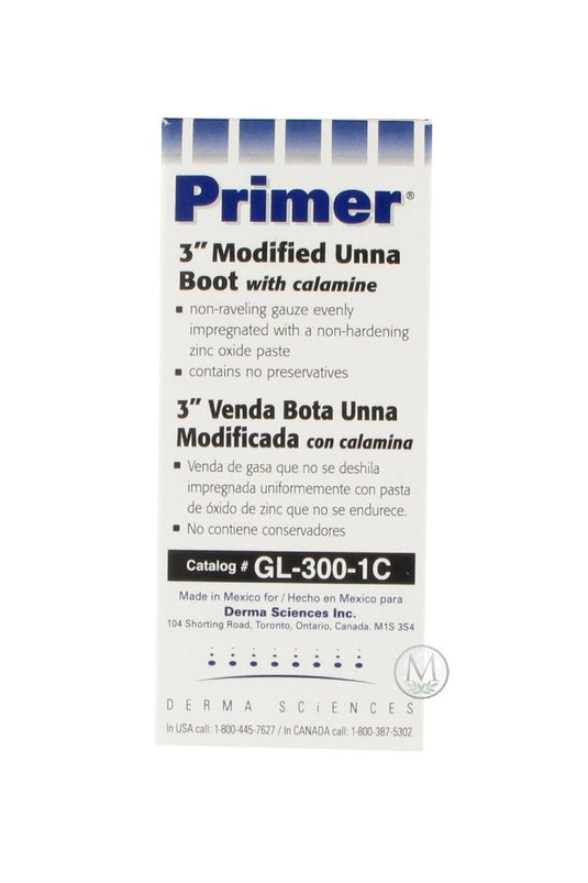 Derma Sciences Primer Modified Unna Boot Compression Bandage - 3" or 4"