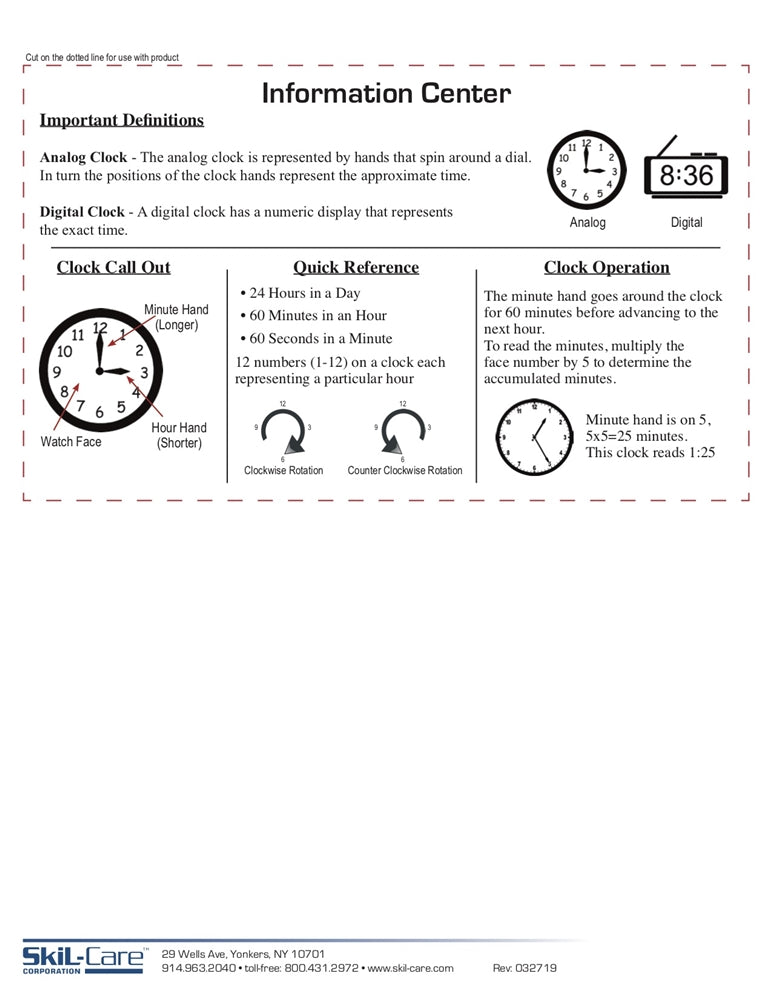 Load image into Gallery viewer, SkiL-Care Sensory Clock
