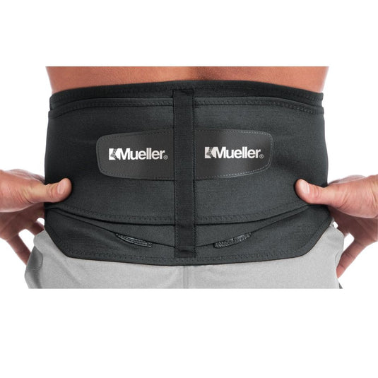 Mueller Lumbar Back Brace W/Removable Pad Black