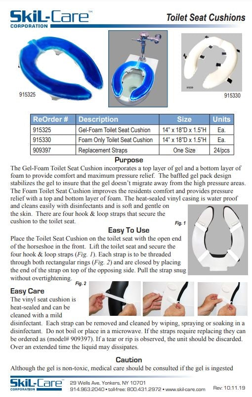 Load image into Gallery viewer, SkiL-Care Toilet Seat Cushion
