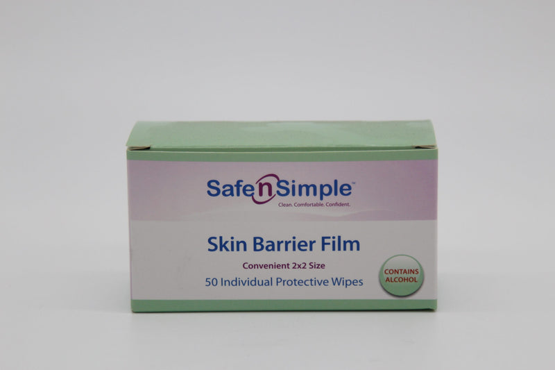 Load image into Gallery viewer, Safe n&#39; Simple Skin Barrier Wipes 2&quot; x 2&quot; with Alcohol 50 ct
