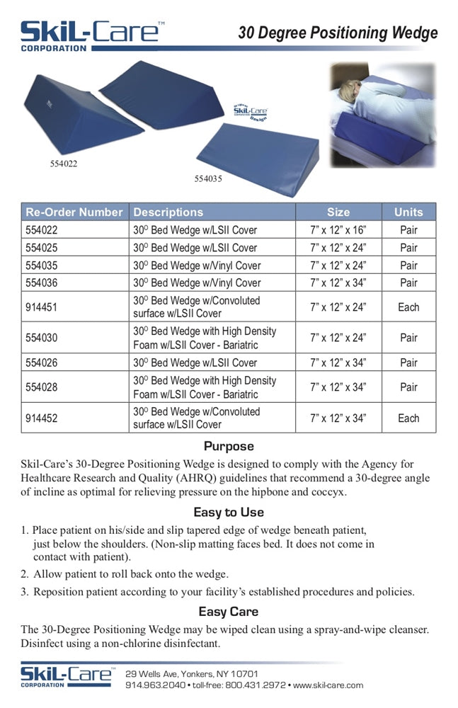 Load image into Gallery viewer, SkiL-Care 30-Degree Positioning Wedge w/LSII cover
