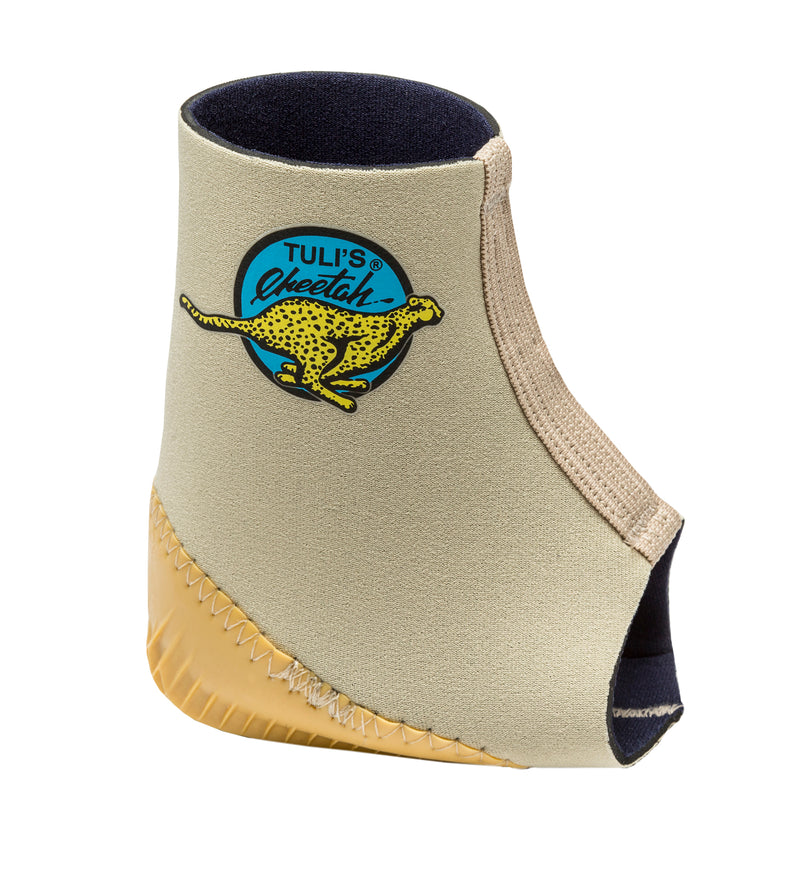 Load image into Gallery viewer, Tuli&#39;s Cheetah Heel Cup with Compression Sleeve
