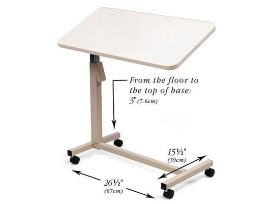 Mobile Hospital Bed Table