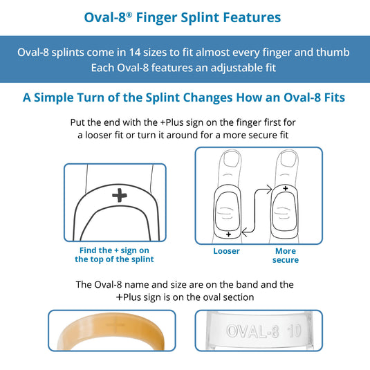 Oval-8® Finger Splints